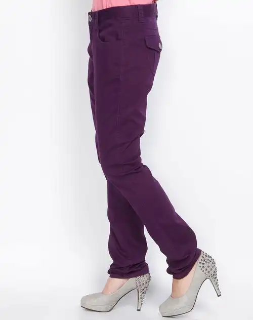 帝客dickies女深紫色休闲长裤