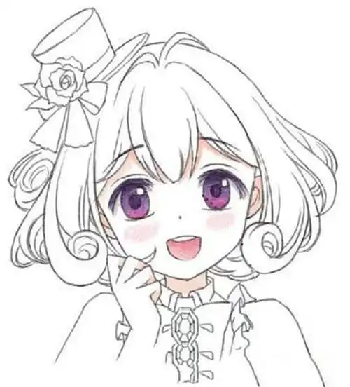 动漫人物绘画教程教你用彩铅画简单动漫人物