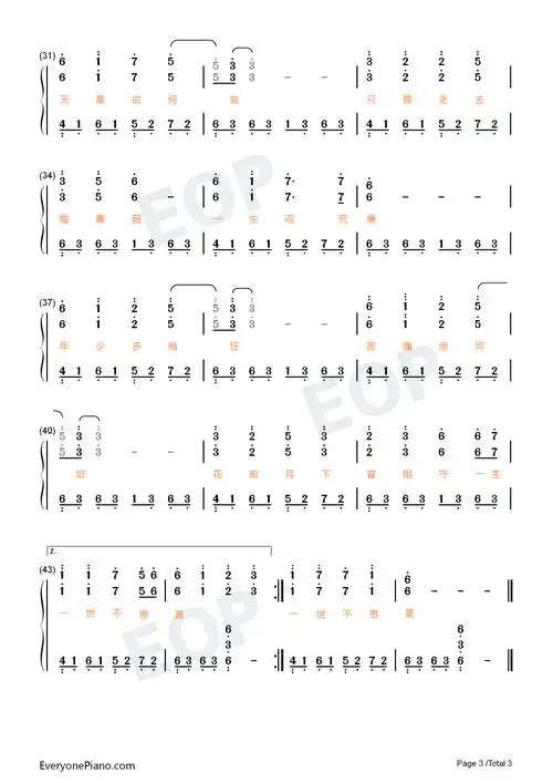 那年年少还记得那年那月那花香还记得那时那里那姑娘抖音双手简谱预览