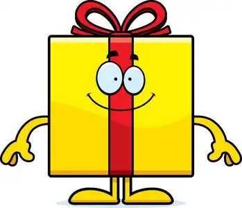 快乐卡通生日礼物照片