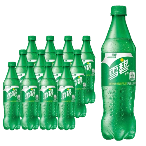 雪碧饮料可口可乐零卡500ml瓶装青柠碳酸零度饮品碳酸饮料