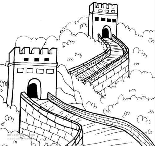 长城简笔画长城简笔画一等奖