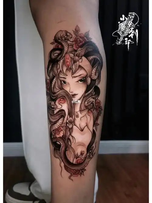 美杜莎纹身