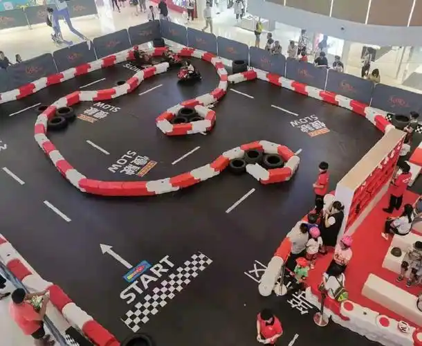 青岛卡丁车赛道护围栏水马租赁青岛真人娃娃机出租积木乐园租赁
