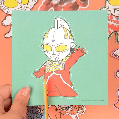 奥特曼儿童手工diy剪纸3-6周岁幼儿园创意彩色入门益智折纸书玩具