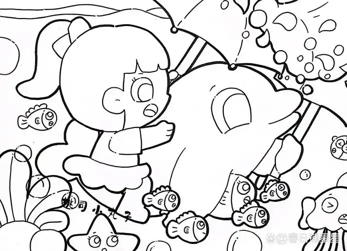 儿童主题画《海洋污染》 临摹