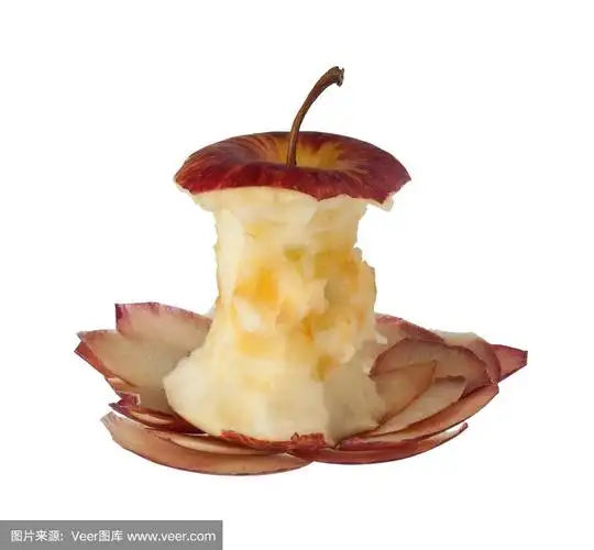 苹果核和果皮
