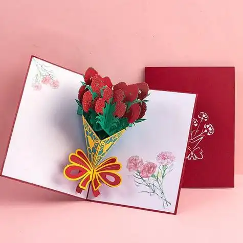 制作生日礼物爱心贺卡作生日礼物贺卡