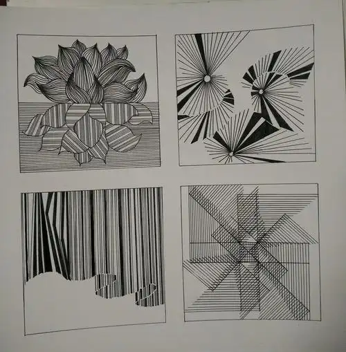 平面构成点线面