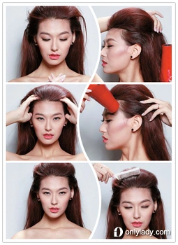 简单diy蓬松big hair发型 巧用摩丝快速造型