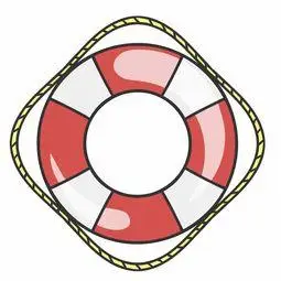 游泳圈简笔画游泳圈简笔画彩色