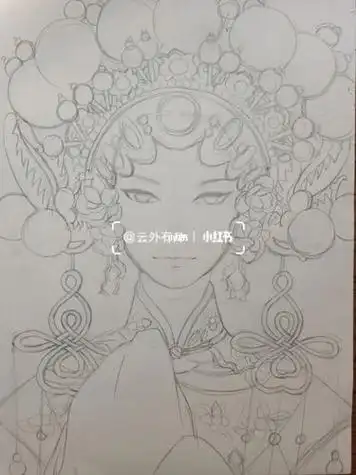 京剧人物女绘画 京剧人物女绘画教程