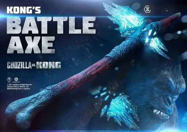 p1s《哥斯拉大战金刚》靓仔胸像/能量战斧 售价3499/899美元