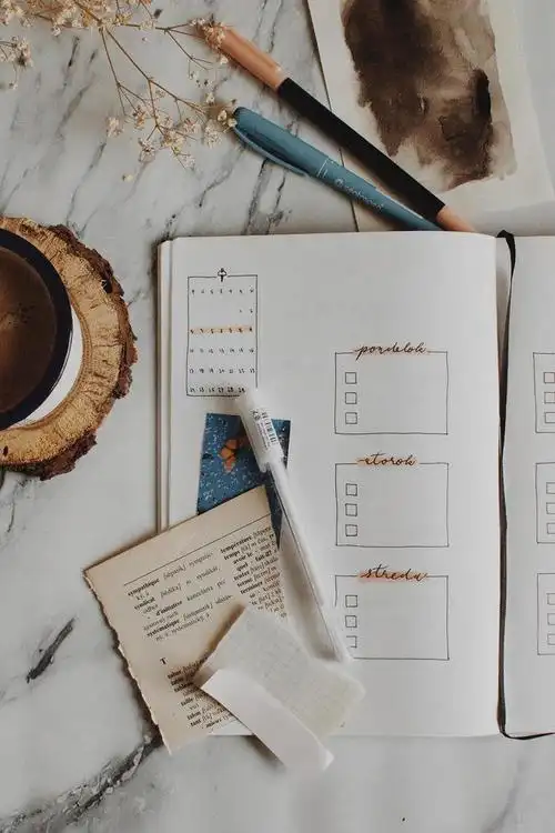 70幅ins风手帐图片素材