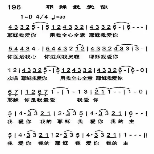 耶稣我爱你) / 南窗听雨编辑相关歌谱:[简谱]主耶稣我爱你 简谱