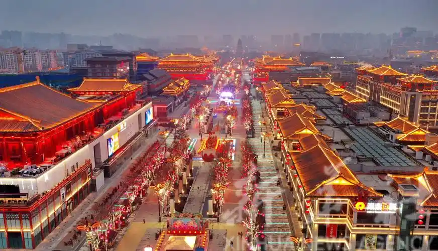 魅力古城,美丽西安_西市_城墙_华山