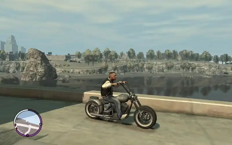 截了些图,gta4资料片中全部23种摩托车.