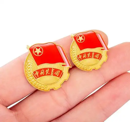 团徽共青团新款胸章强磁铁扣别针标准型团员徽章贴纸蝴蝶磁吸神至sn