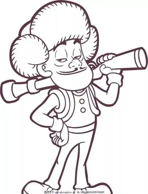 卡通篇27光头强简笔画教程《熊出没》之光头强简笔画来了请父母陪娃一