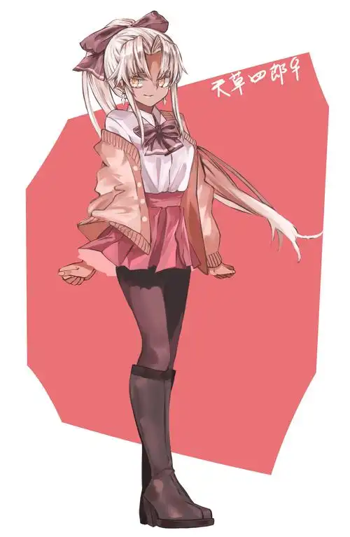 [厨力放出a][艺术审美e-]板绘来个,女装大佬天草四郎