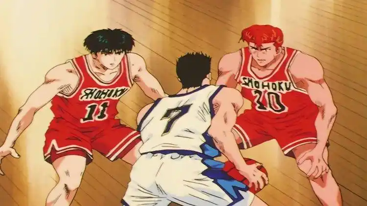 灌篮高手18湘北球队首次反败为胜樱木流川共抗陵南仙道