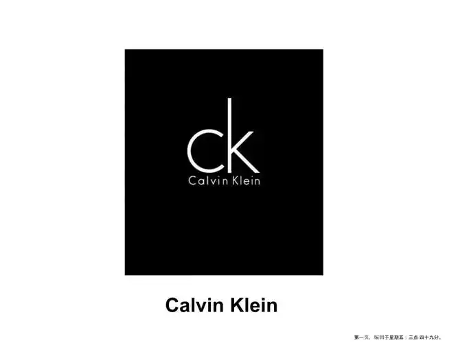 ck品牌介绍原创课件课件pptx67页