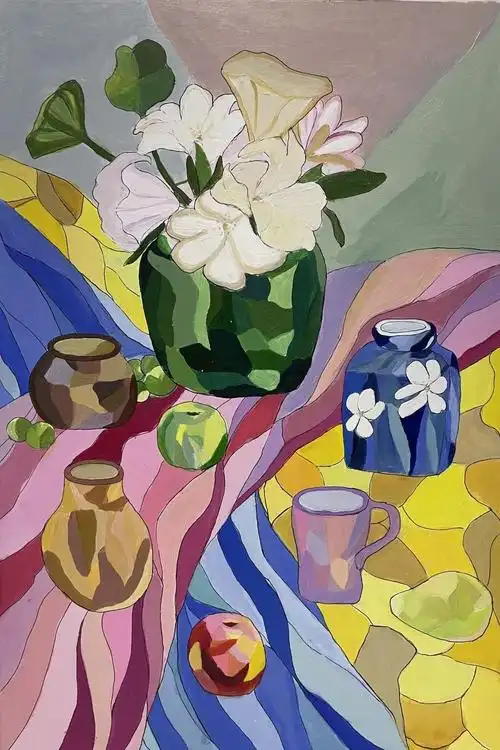 校地云展览专栏第九期丨成艺美院装饰色彩课程作品