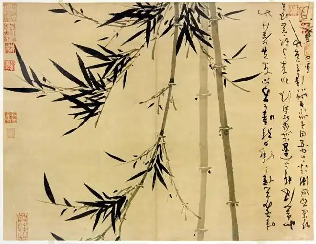 南山读画 |《吴镇·墨竹谱》:一本现代画竹的"教科书"