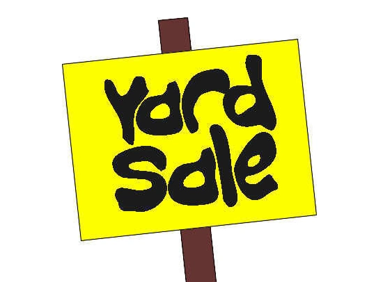 yard sale 院子拍卖 i have read your notice on the wall, so i