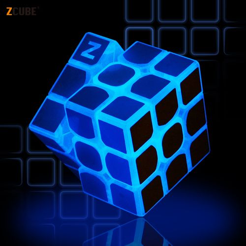 zcube夜光魔方套装全套异形金字塔三阶顺滑炫酷魔方