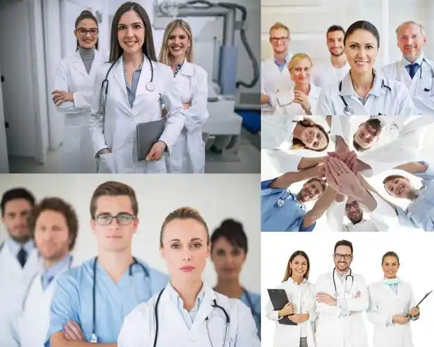 职业欧美医生摄影高清图片