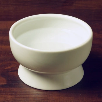 【单只装】白坯瑕疵 陶瓷猫碗/狗碗/狗盆//宠物饮水碗 a款水碗 尺寸看