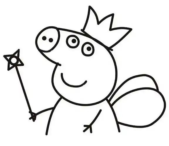 可爱的小猪佩奇卡通人物简笔画图片可爱的小猪佩奇卡通人物简笔画图片