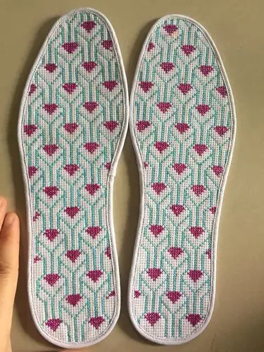 老妈的手工鞋垫!