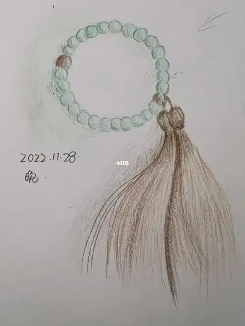 彩铅入门古风饰品绘画