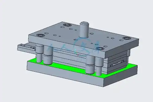 Φ32双耳止动垫圈冲孔落料级进模具设计【冲压模含creo三维及30张cad