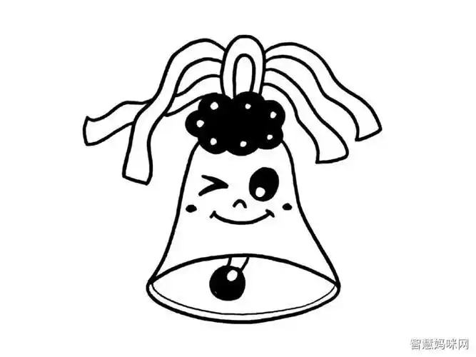 碰铃卡通简笔画