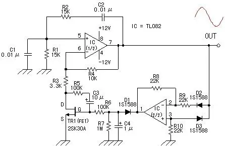 正弦波发生器电路图