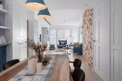 北欧风格三居室装修案例!