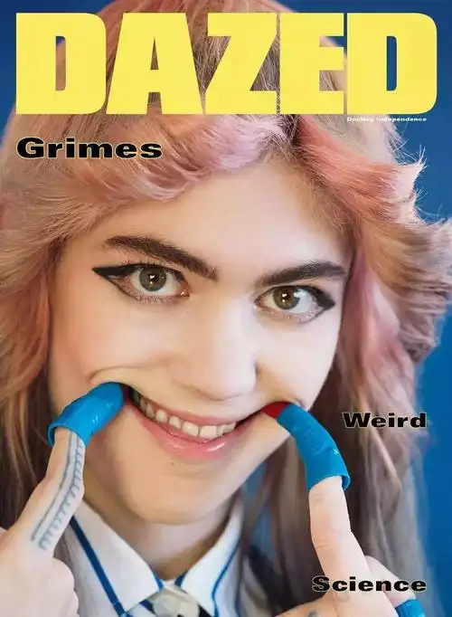 grimes用另类孕照宣告小钢铁侠的到来凭什么他们的网恋就可以开花结果