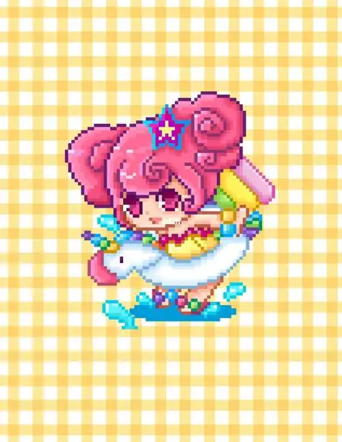 像素画  #像素画打卡  #王者荣耀皮肤  #网格像素画  #王者荣耀