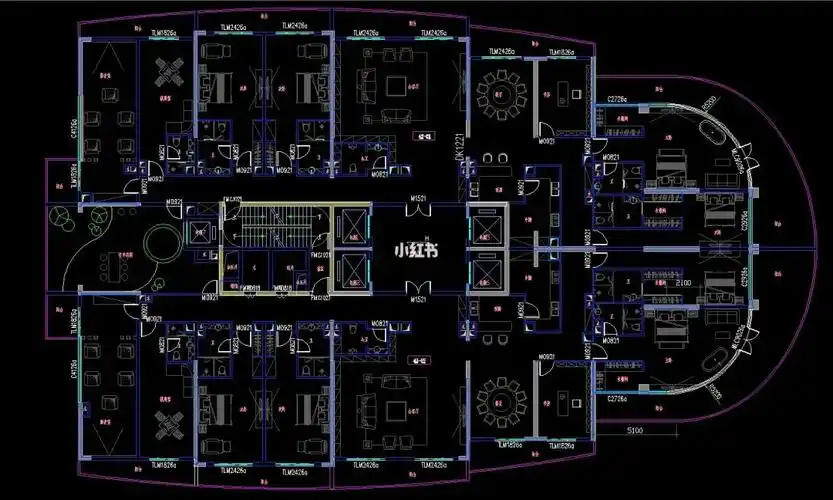 户型优化600平米大平层1.99一平米优化
