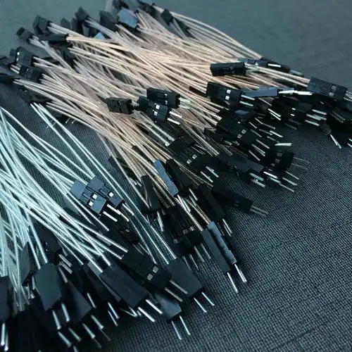 开机线一分二电脑开机线2pin一母两公主板开机接口扩展2条包邮