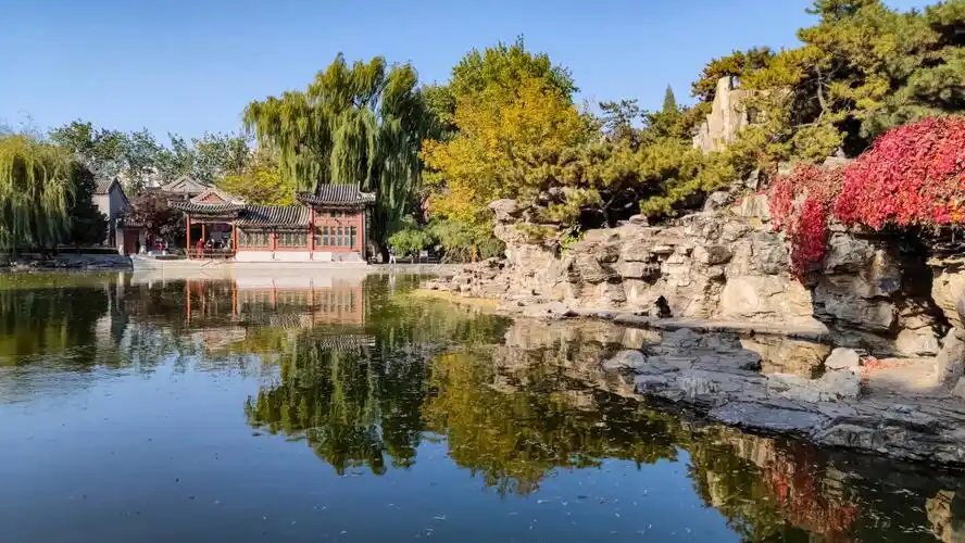 到日坛公园看北京最美秋色