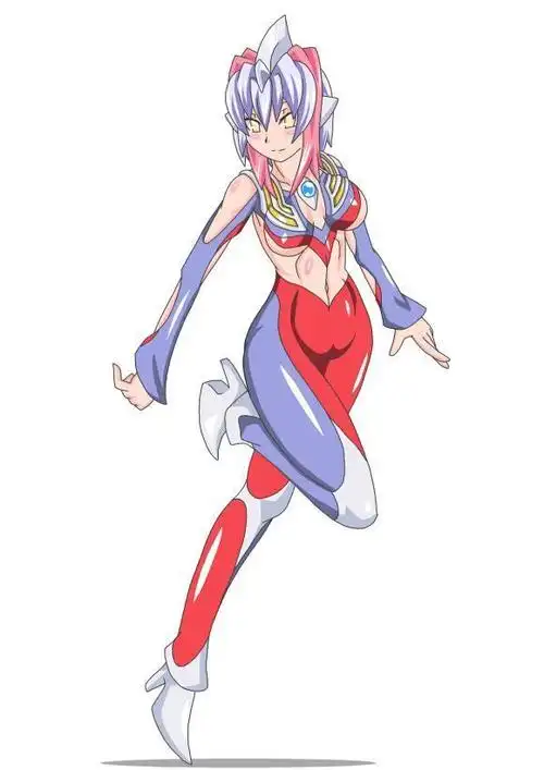 五位奥特曼变成漂亮小姐姐后,戴拿看起来很活泼而迪迦很文静