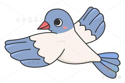 鸽子简笔画 幼儿启蒙画