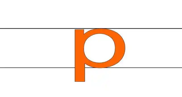 声母p的书写格式