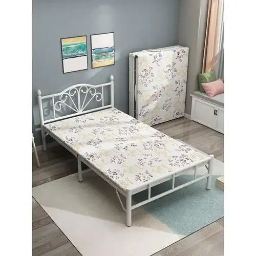 单人床出租屋折叠迷你结实耐用简易12米小户户型折叠床