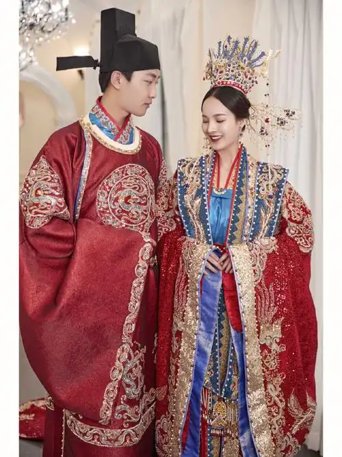 被婆婆夸爆的情侣中式宋制婚服 美哭了😭