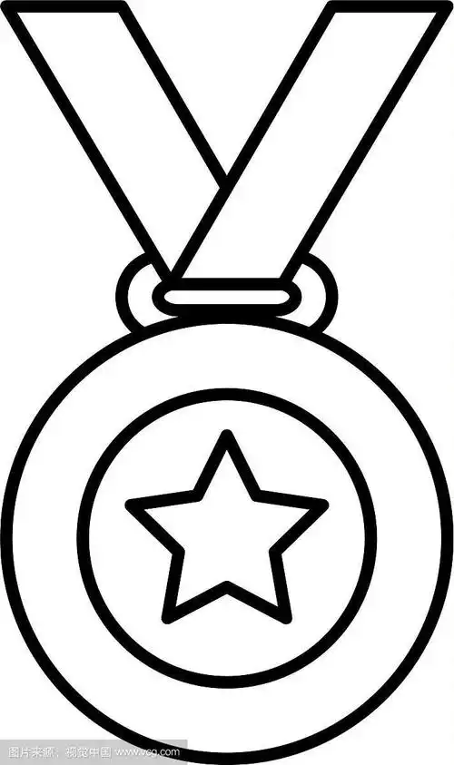勋章简笔画 勋章简笔画图片